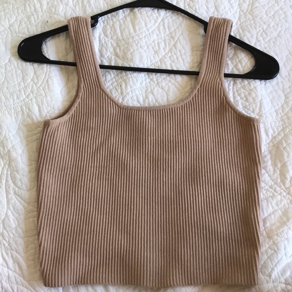 L.A. hearts light pink crop top
